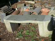 Stone Love Bench